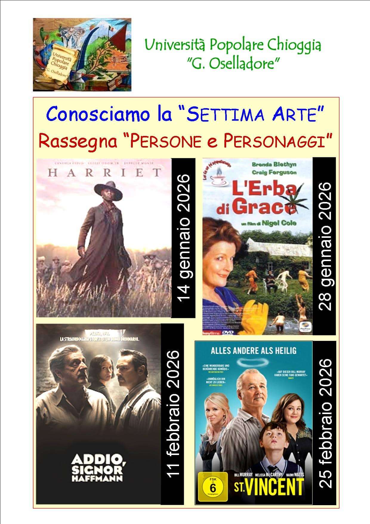 Cinema – Rassegna Persone e personaggi